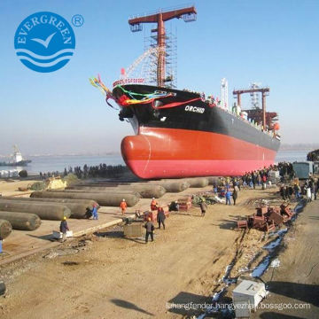 Boat inflatable heavy lifting rubber ship launching/lifting airbag